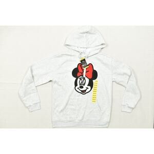 Disney Minnie Mouse NEW Hoodie Sweater Big Logo Women's Size M